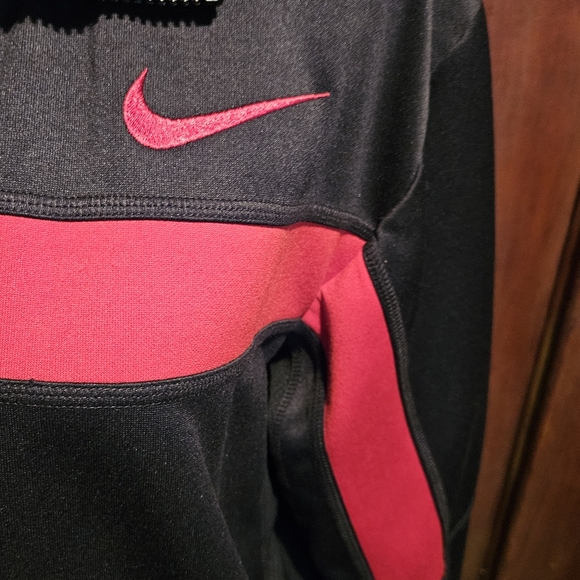 Nike Dri fit track jacket black and red size L - Picture 3 of 13